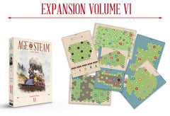 PREORDER Age of Steam Deluxe Expansion Volume VI