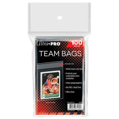 Ultra Pro: Team Bags Resealable Sleeves