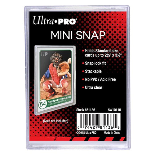 Ultra Pro: UP81136 Mini Snap Card Holder