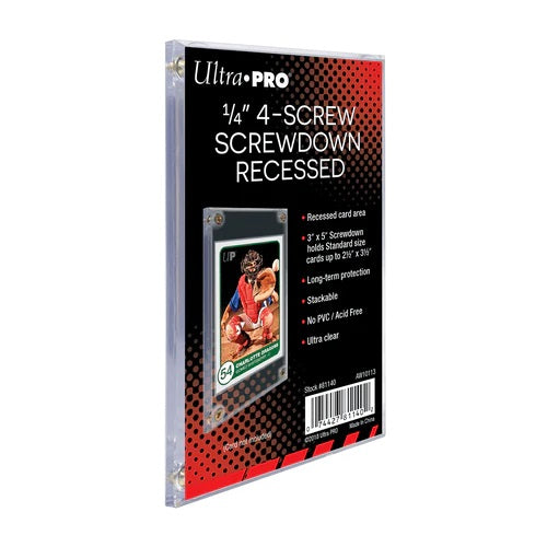 Ultra Pro: 1/4 Screwdown Recessed Holder