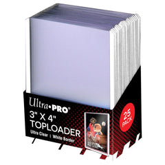 Ultra Pro: 3 X 4 White Border Toploader 25ct