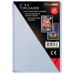 Ultra Pro: UP81183 4 X 6 Toploader 25ct