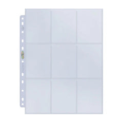 Ultra Pro: UP81359 9-Pocket 11-Hole Platinum Page (10 ct retail pack)