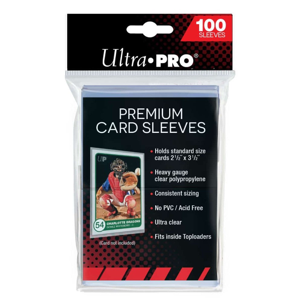 Ultra Pro: UP83713 2-1/2 X 3-1/2 Premium Card Sleeves Retail