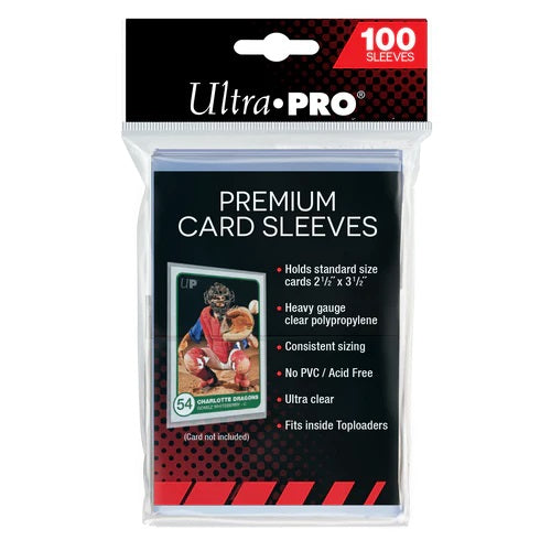 PREORDER Ultra Pro: 2-1/2" X 3-1/2" Premium Card Sleeves