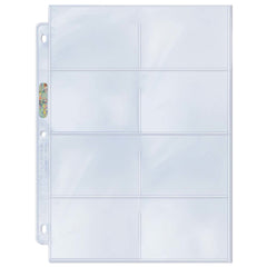 Ultra Pro: 8-Pocket Platinum Page with 3-1/2 X 2-3/4 Pockets