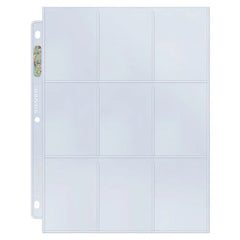 Ultra Pro: UP80796 9-Pocket Silver Series Page for Standard Size Cards - AMZ Bundle 25-count pack