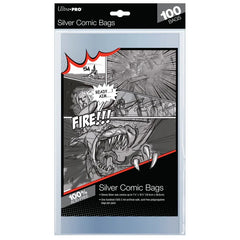 Ultra Pro: Silver Size 7-1/4 X 10-1/2 Comic Bags