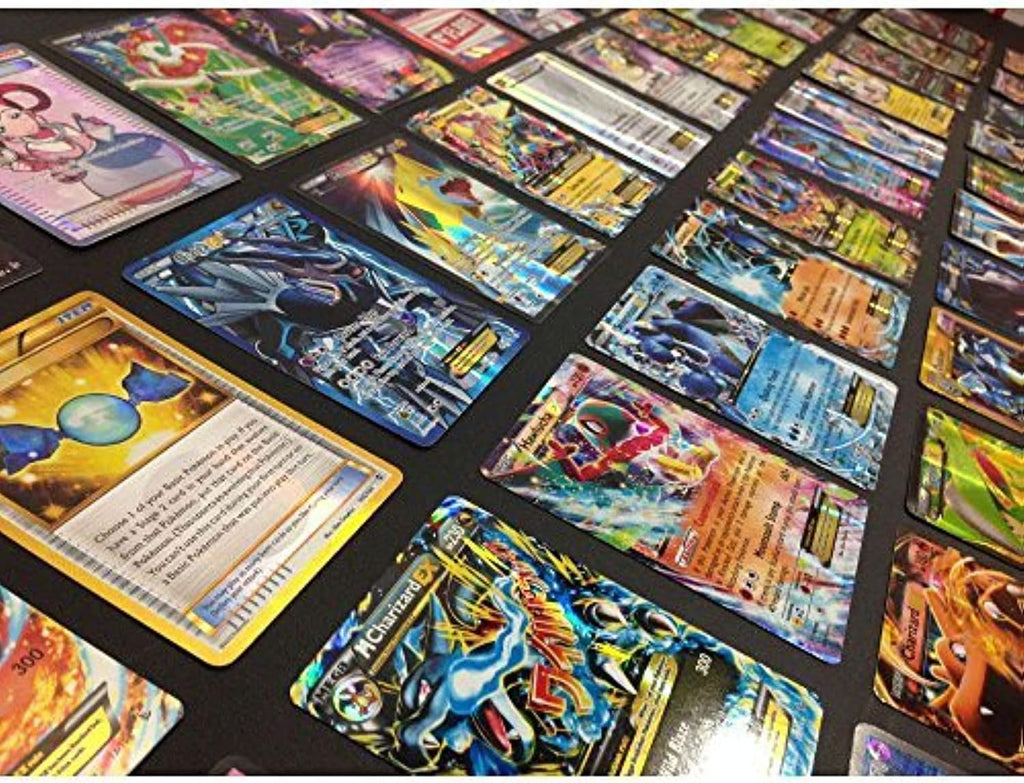 Pokemon TCG 100 Card LOT Rare, COM/UNC, Holo & Guaranteed EX, MEGA OR Gamerholic Pokemon TCG 100 Card LOT Rare, COM/UNC, Holo & Guaranteed EX, MEGA OR Gamerholic