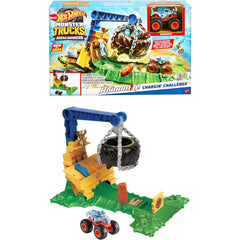 PREORDER Hot Wheels - Monster Trucks - Arena Smashers: Rhinomite Chargin Challenge