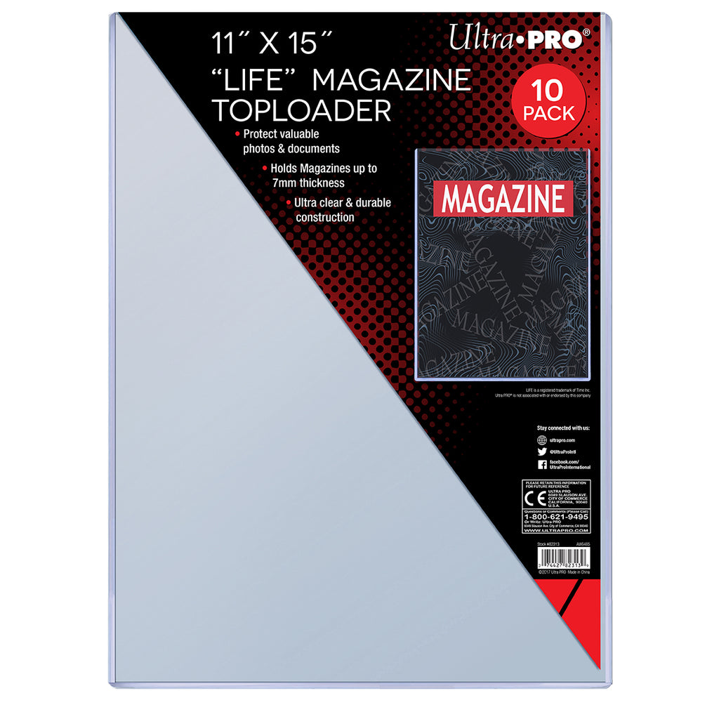 Ultra Pro: UP82313 11 X 15 Toploader 10ct