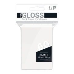 Ultra Pro: PRO-Gloss 60ct Small Deck Protector sleeves: White