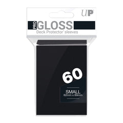 Ultra Pro: PRO-Gloss 60ct Small Deck Protector sleeves: Black