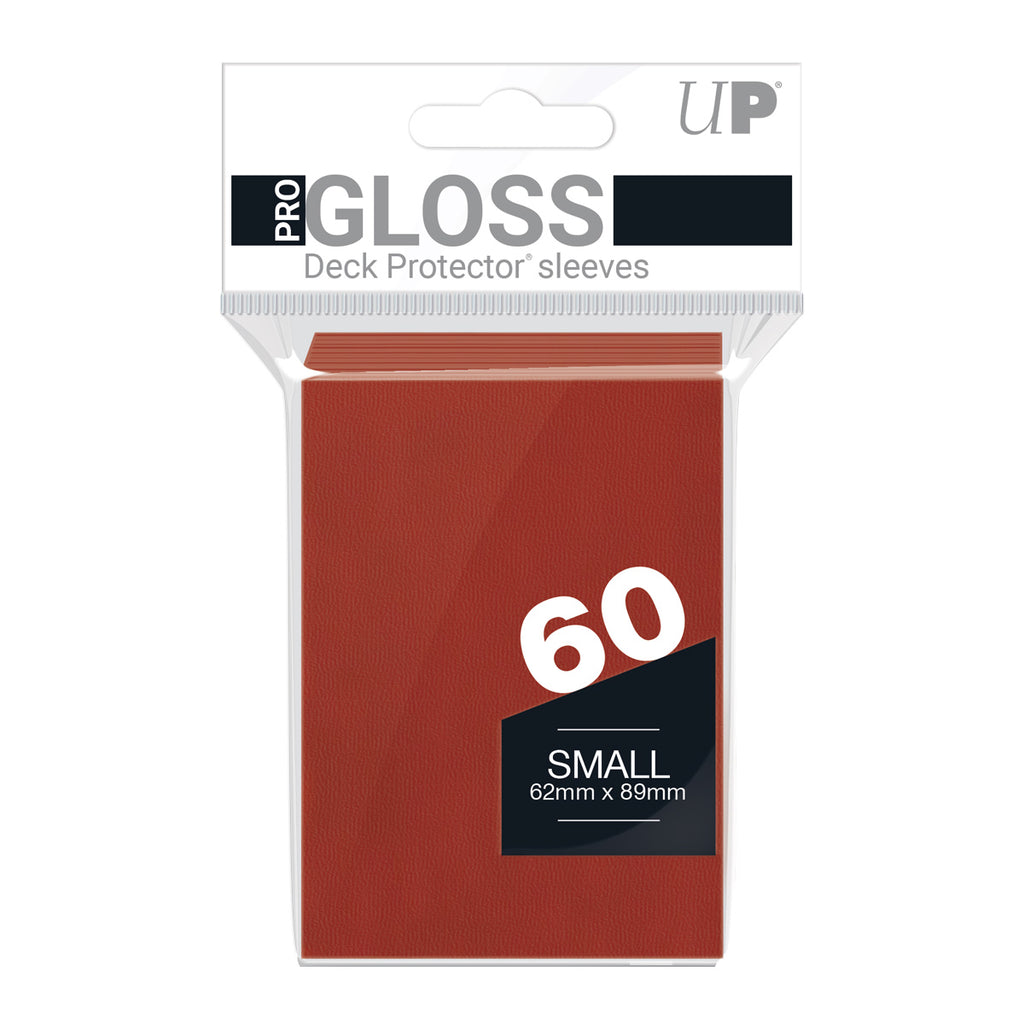 Ultra Pro: PRO-Gloss 60ct Small Deck Protector sleeves: Red