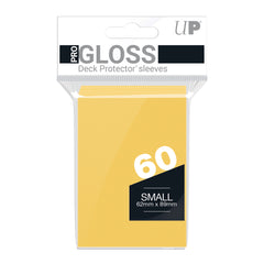 Ultra Pro: PRO-Gloss 60ct Small Deck Protector sleeves: Yellow