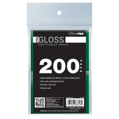 Ultra Pro: UP83747 PRO-Gloss Standard Deck Protector Sleeves 200ct Bundle - Green