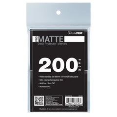 Ultra Pro: UP83756 PRO-Matte Standard Deck Protector Sleeves 200ct Bundle - Black