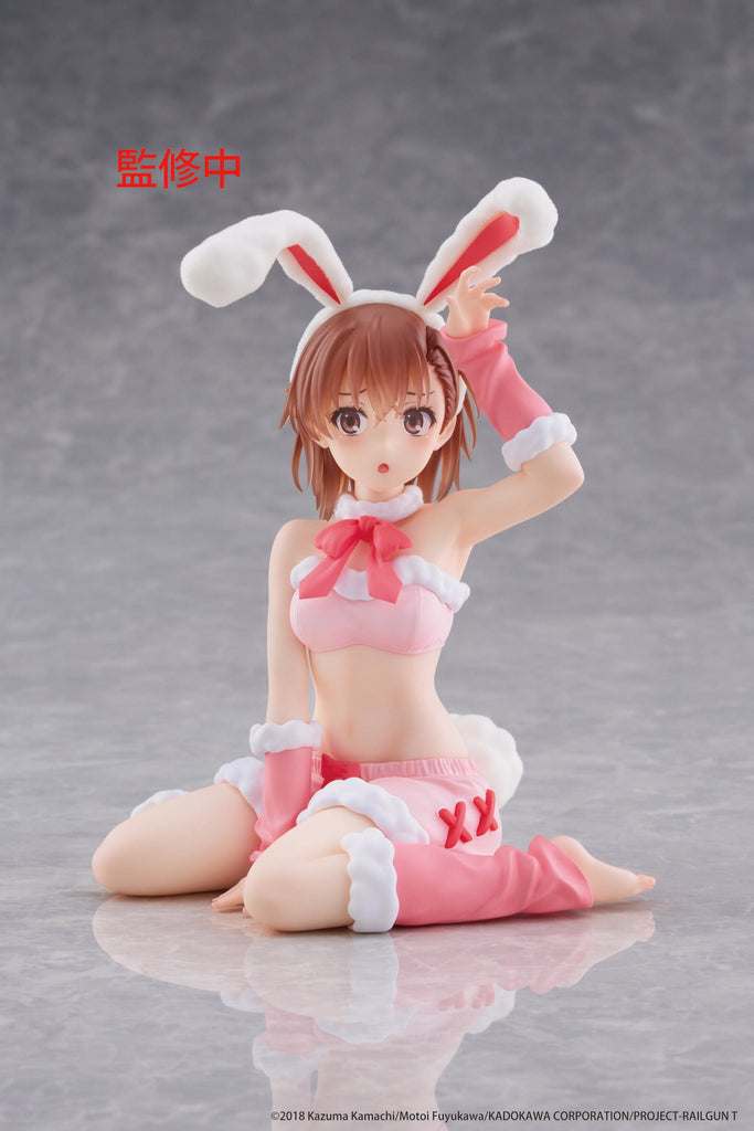 PREORDER A Certain Scientific Railgun Moflock Figure Mikoto Misaka (Fluffy Bunny Version)