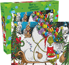 PREORDER Aquarius Puzzle How the Grinch Stole Christmas Sleigh Puzzle 500 pieces