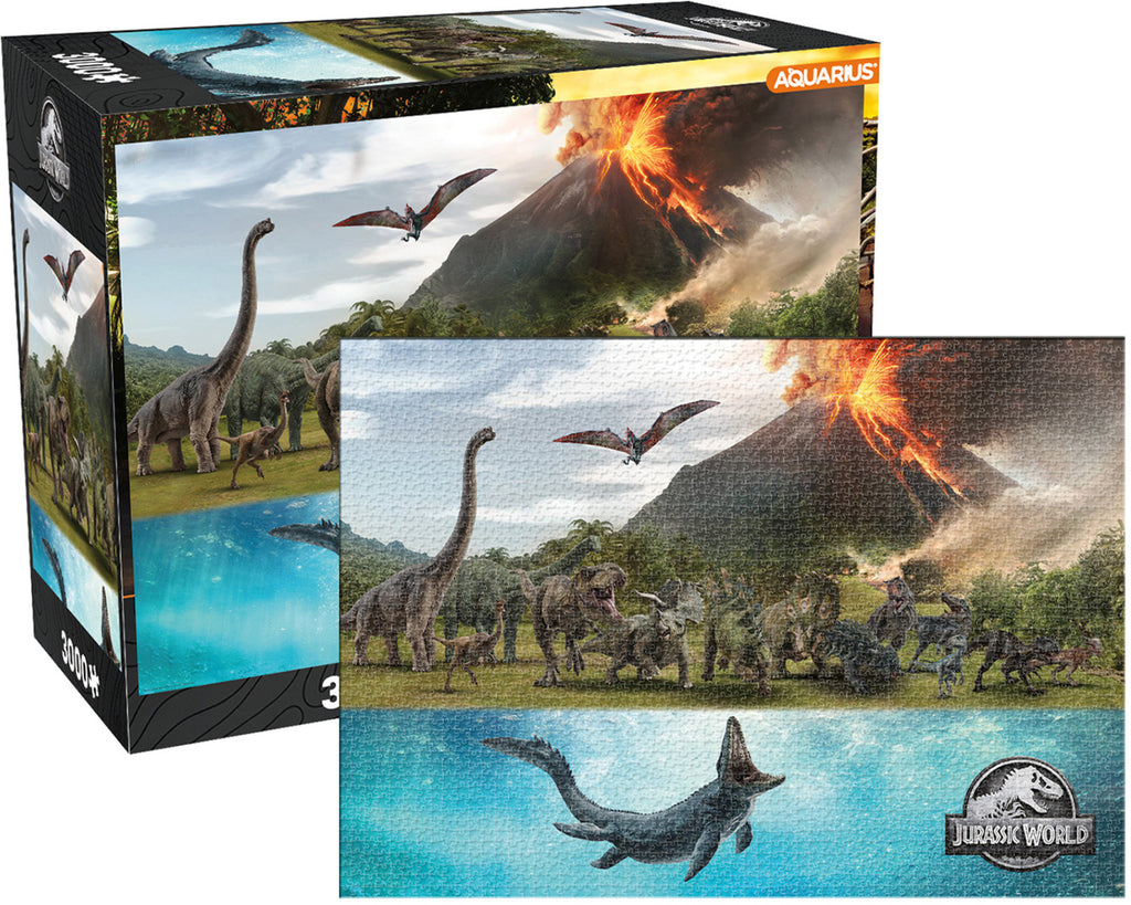 PREORDER Aquarius Puzzle Jurassic World Puzzle 3000 pieces