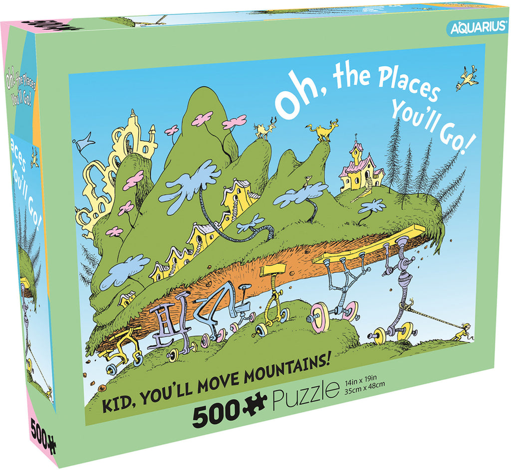 PREORDER Aquarius Puzzle Oh the Places You'll Go! Puzzle 500 pieces