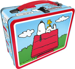 PREORDER Tin Carry All Fun Lunch Box Peanuts Snoopy