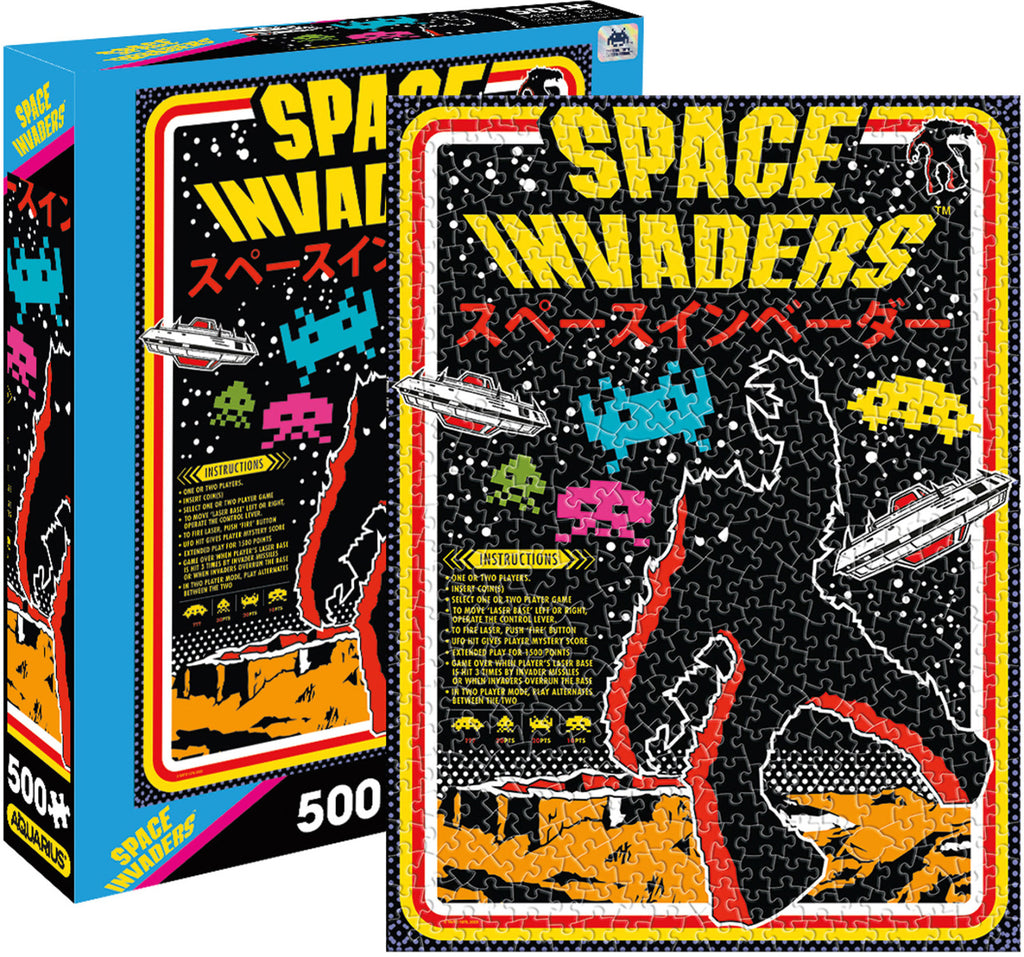 PREORDER Aquarius Puzzle Space Invaders Puzzle 500 pieces