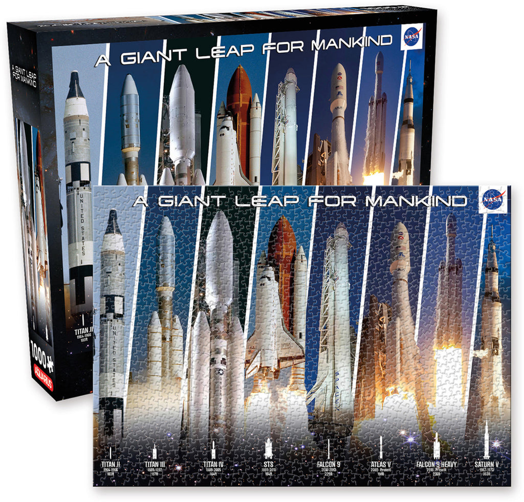 PREORDER Aquarius Puzzle NASA a Giant Leap for Mankind Puzzle 1000 pieces