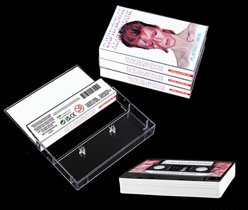 PREORDER Playing Cards David Bowie Aladdin Sane Cassette