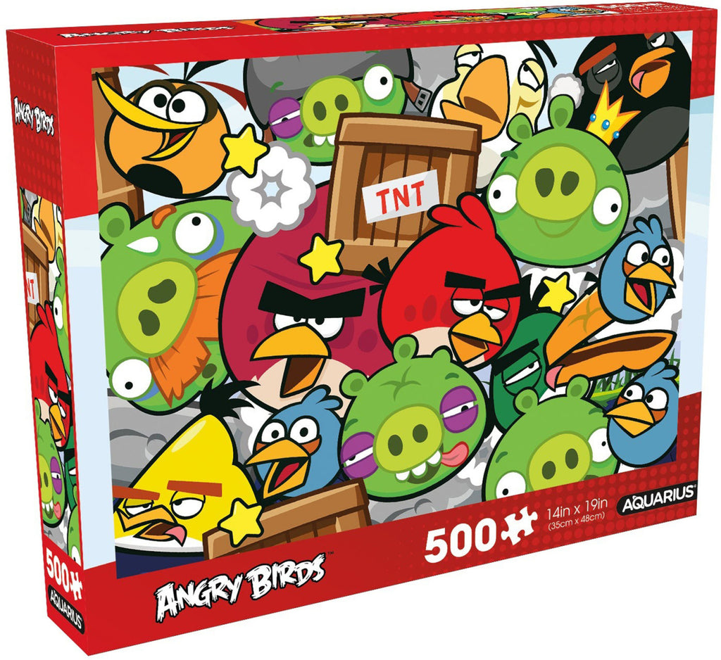 PREORDER Aquarius Puzzle Angry Birds Collage Puzzle 500 pieces