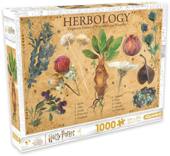 PREORDER Aquarius Puzzle Harry Potter Herbology Hogwarts School of Witchcraft and Wizardry Puzzle 1000 pieces