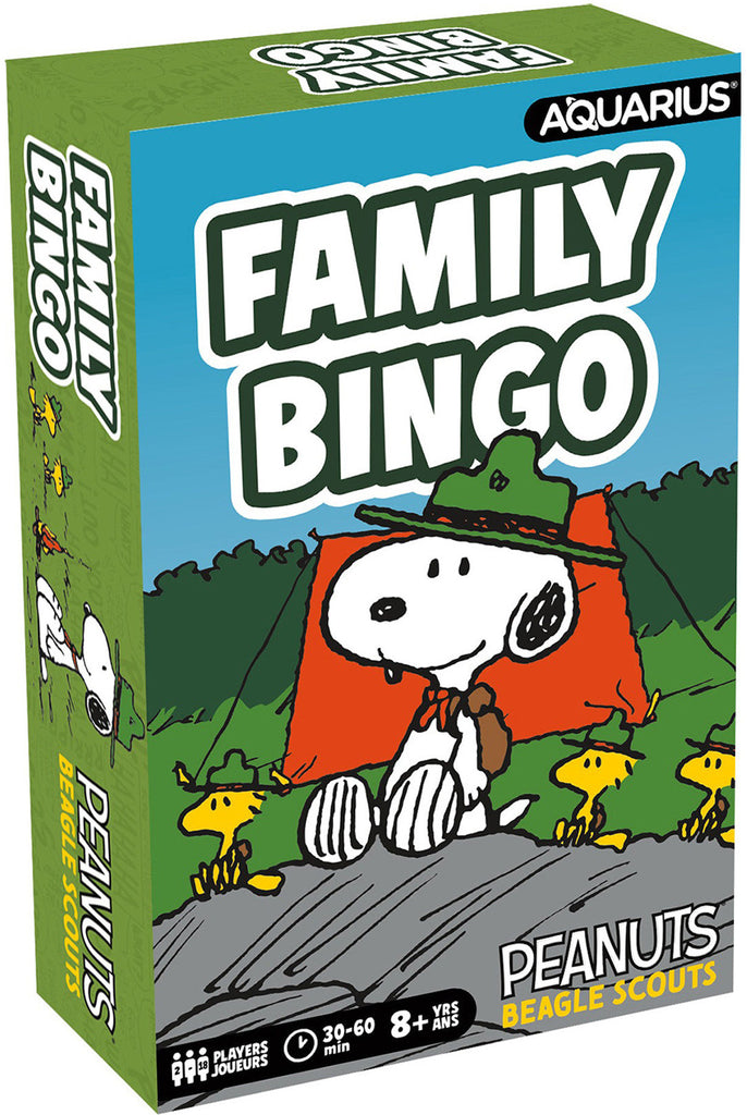 PREORDER Family Bingo Peanuts Beagle Scouts