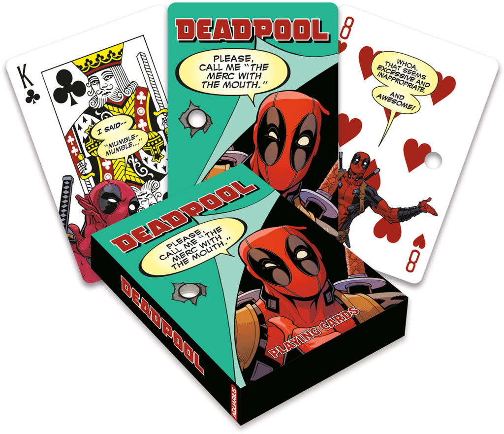 PREORDER Playing Cards Marvel Deadpool Quotes