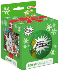 PREORDER Aquarius Puzzle How the Grinch Stole Christmas in Tin Globe Puzzle 300 pieces