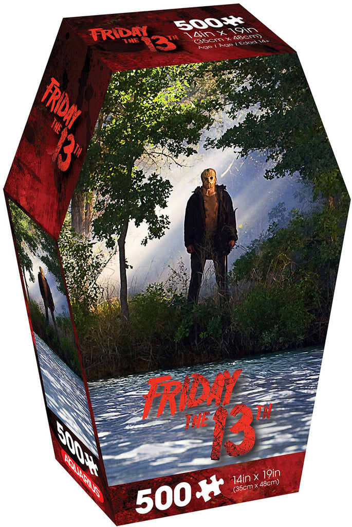 Aquarius Puzzle Friday the 13th Coffin Box Puzzle 500 pieces