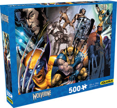 PREORDER Aquarius Puzzle Marvel Wolverine Collage Puzzle 500 pieces