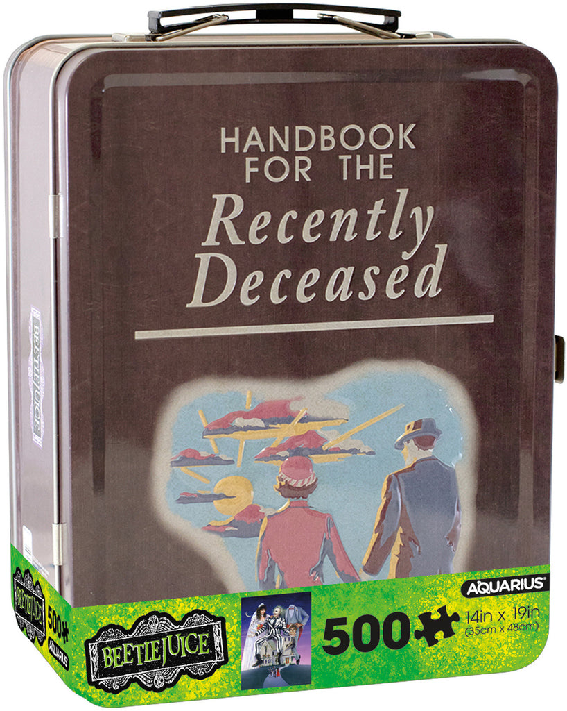 PREORDER Aquarius Puzzle Beetlejuice Handbook for the Recently Deceased Puzzle 500 pieces