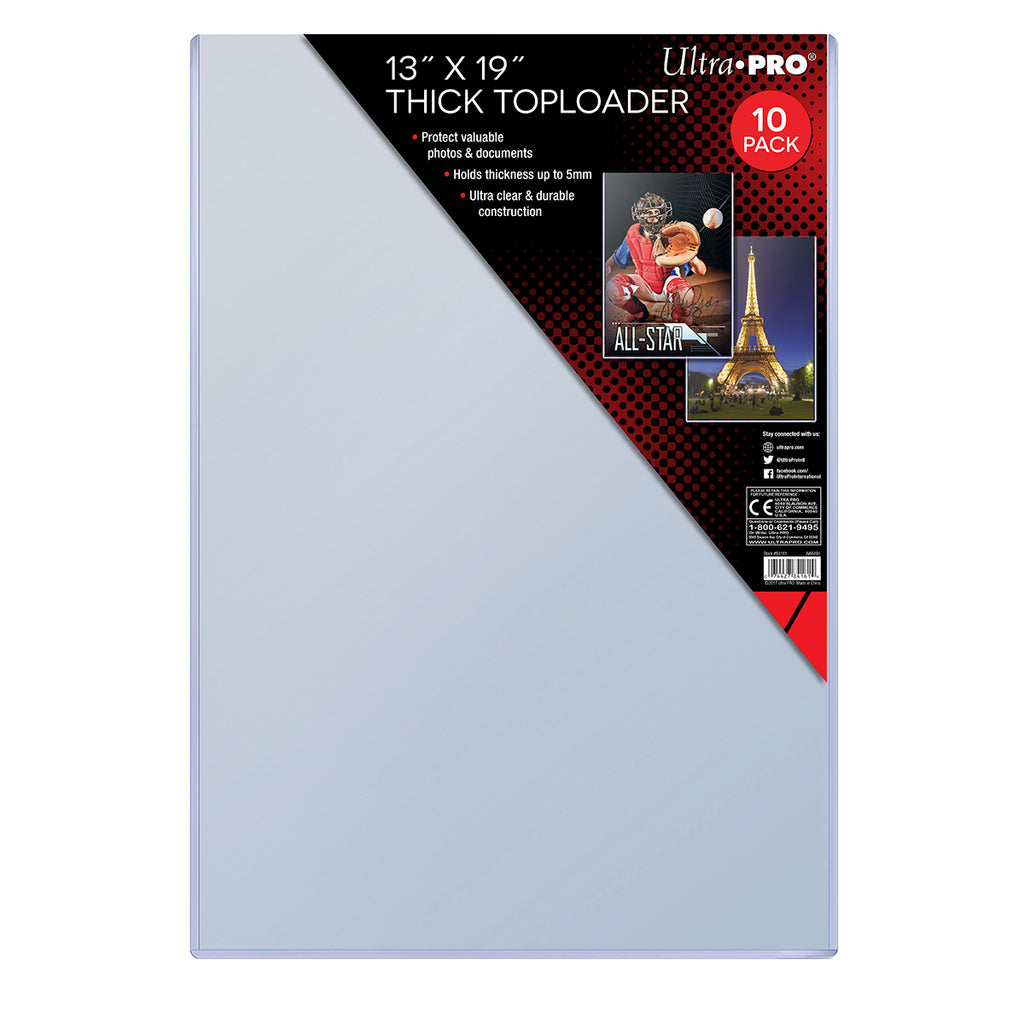 Ultra Pro: 13 X 19 Thick Toploader 10ct