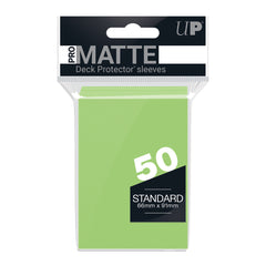 PREORDER Ultra Pro: PRO-Matte 50ct Standard Deck Protector sleeves: Lime Green