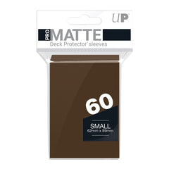 PREORDER Ultra Pro: PRO-Matte 60ct Small Deck Protector sleeves: Brown