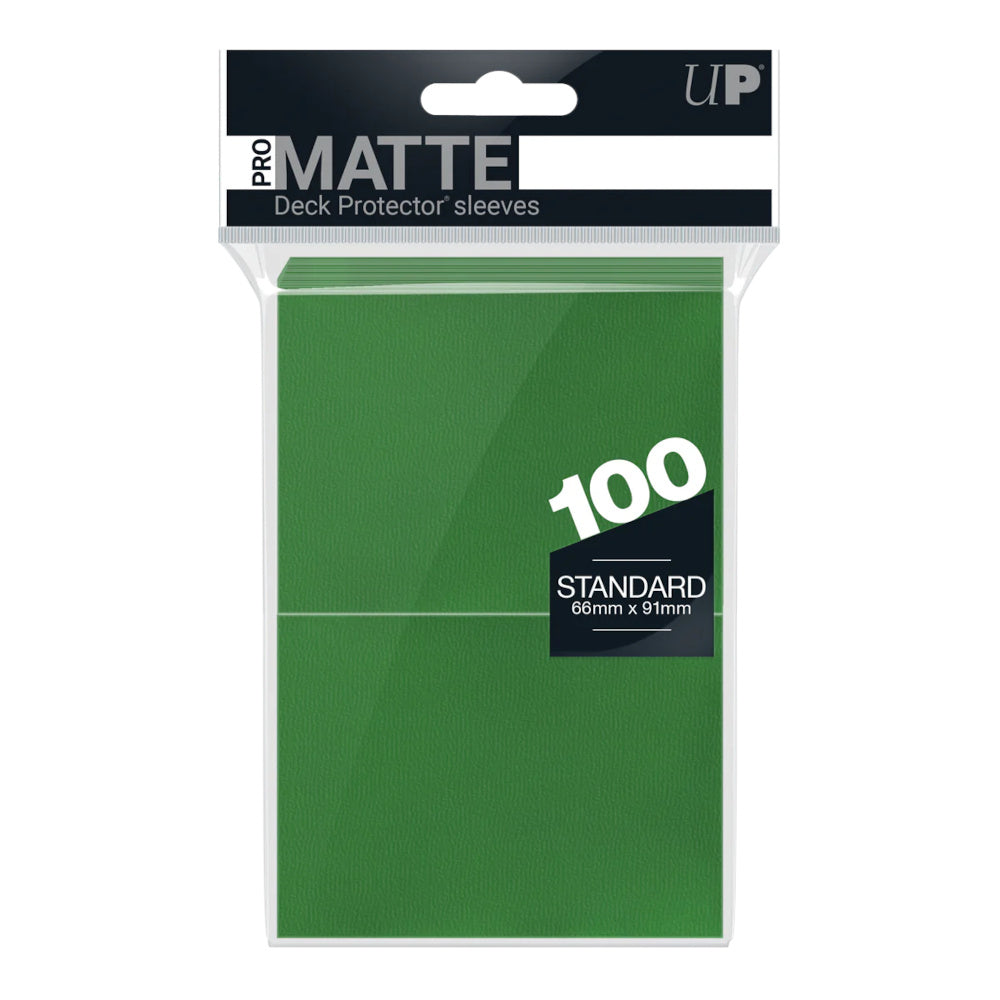 Ultra Pro: PRO-Matte 100ct Standard Deck Protector sleeves: Green