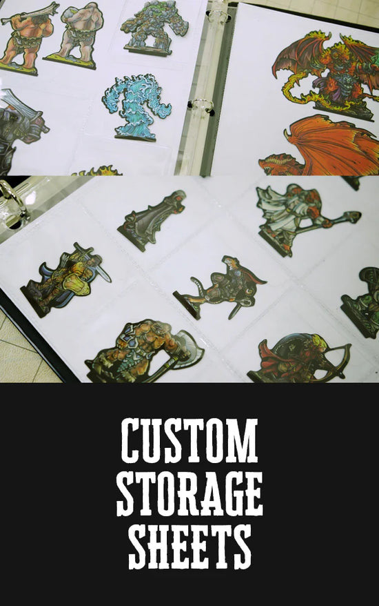 GTG Minis Custom Storage Sheets