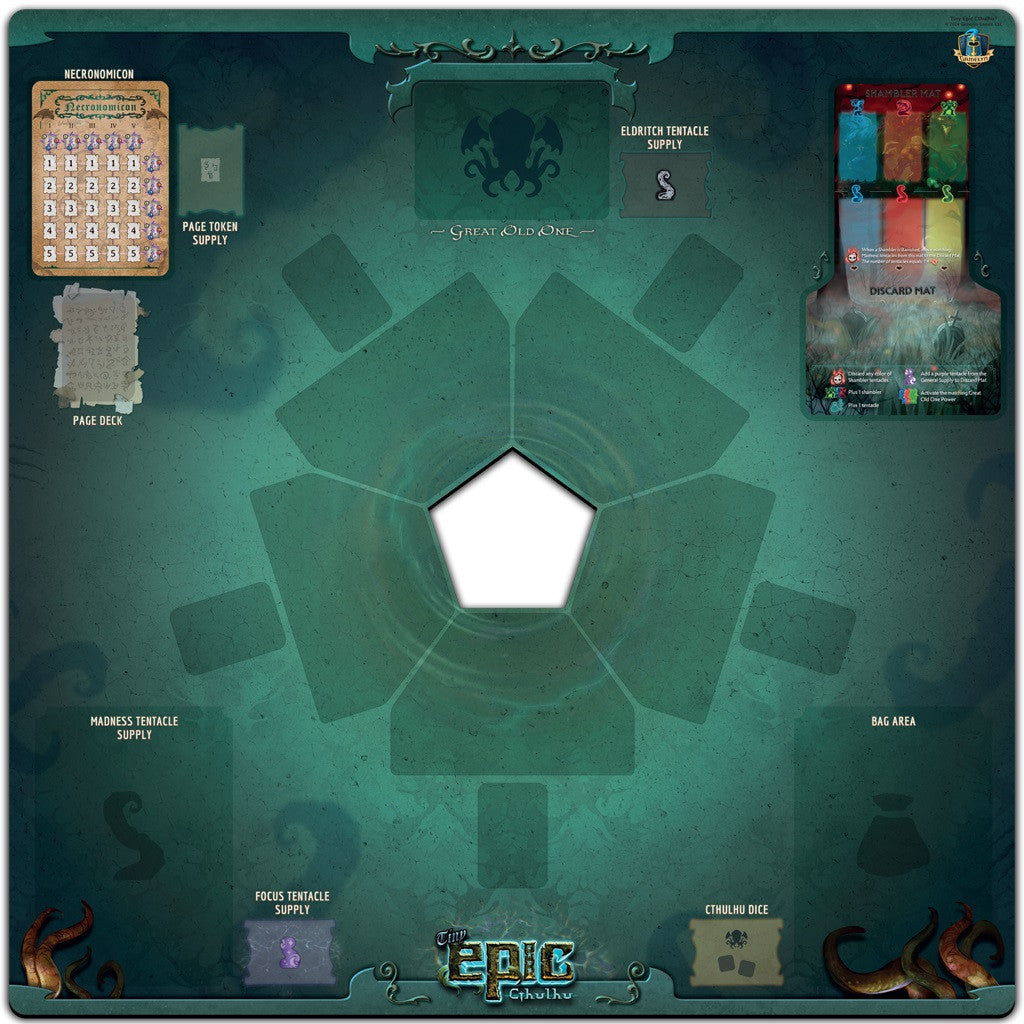 PREORDER Tiny Epic Cthulhu Game Mat - Retail Packed