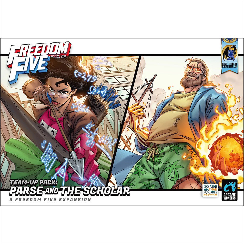 PREORDER Freedom Five - Parse & The Scholar Team-Up Pack