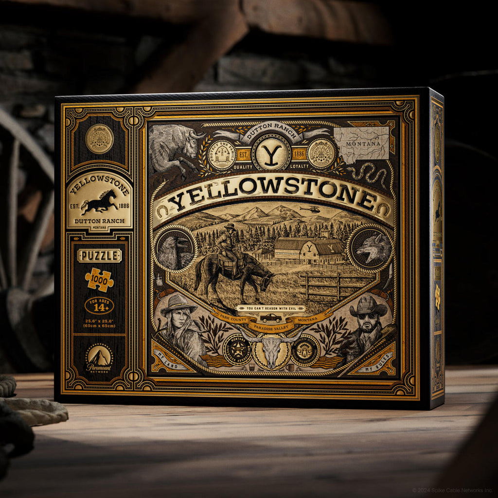theory11 Yellowstone Puzzle 1000 Piece Jigsaw Puzzle