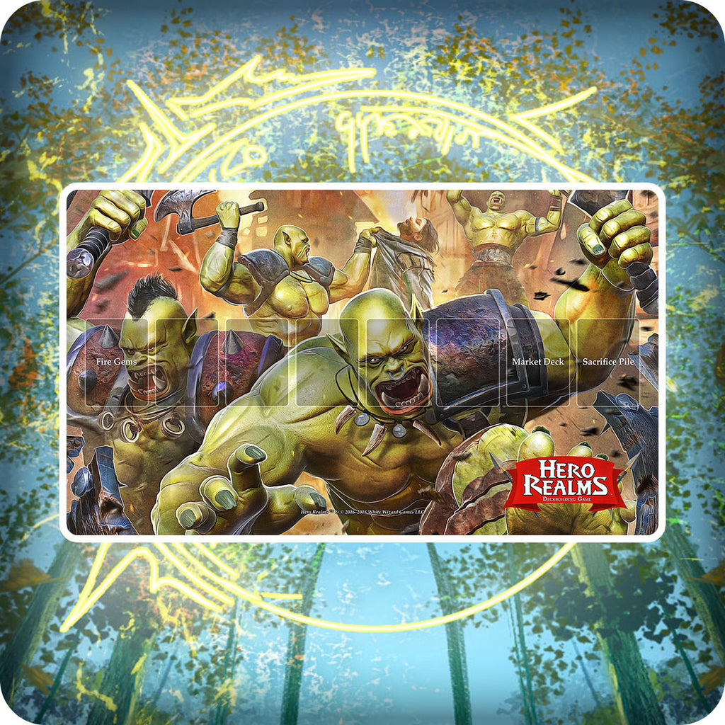PREORDER Hero Realms Standard Playmats Rampage Wild