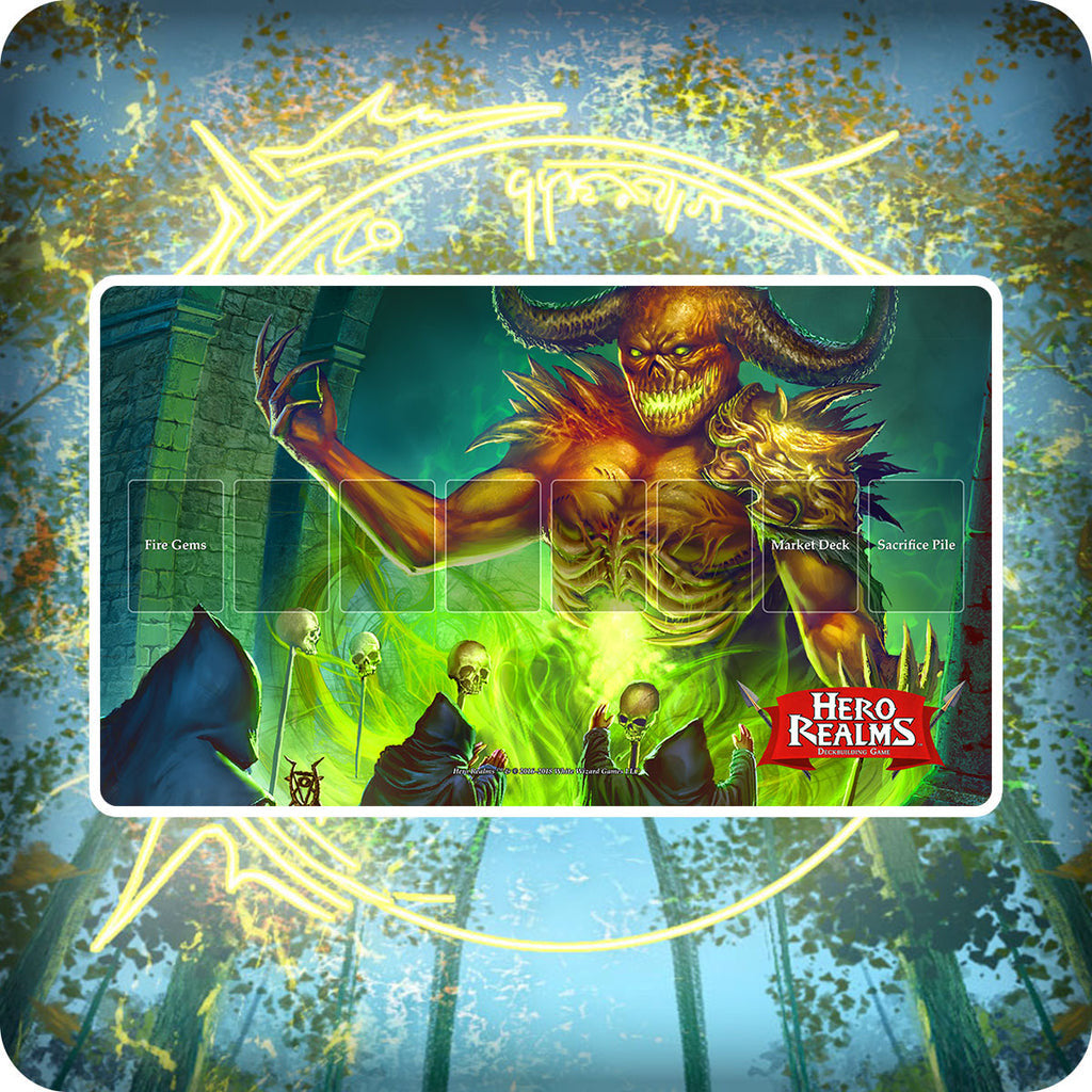PREORDER Hero Realms Standard Playmats Tyrannor Necros