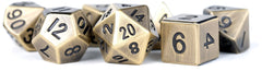 MDG Metal Dice Set - Antique Gold