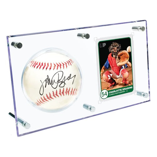 PREORDER Ultra Pro: UP85445 Clear Ball & Card Flip Display 35pt