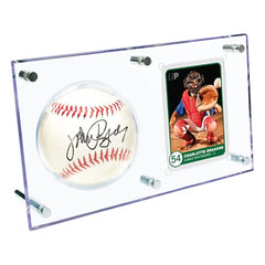 PREORDER Ultra Pro: UP85445 Clear Ball & Card Flip Display 35pt